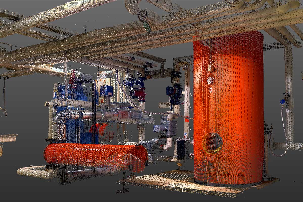 Haberthaler GmbH 3D-Laserscan Punktwolke Modellierung